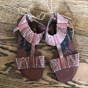 Vintage Dolce Vita Boho Moccassin Sandals